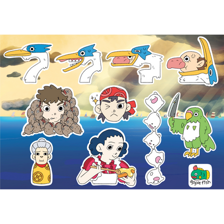 Boy and the Heron Sticker Sheet