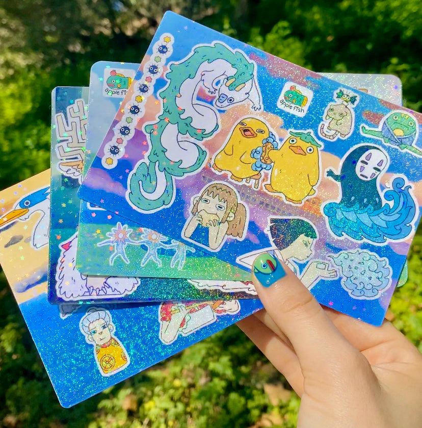 Ghibli Sticker Sheet Bundle
