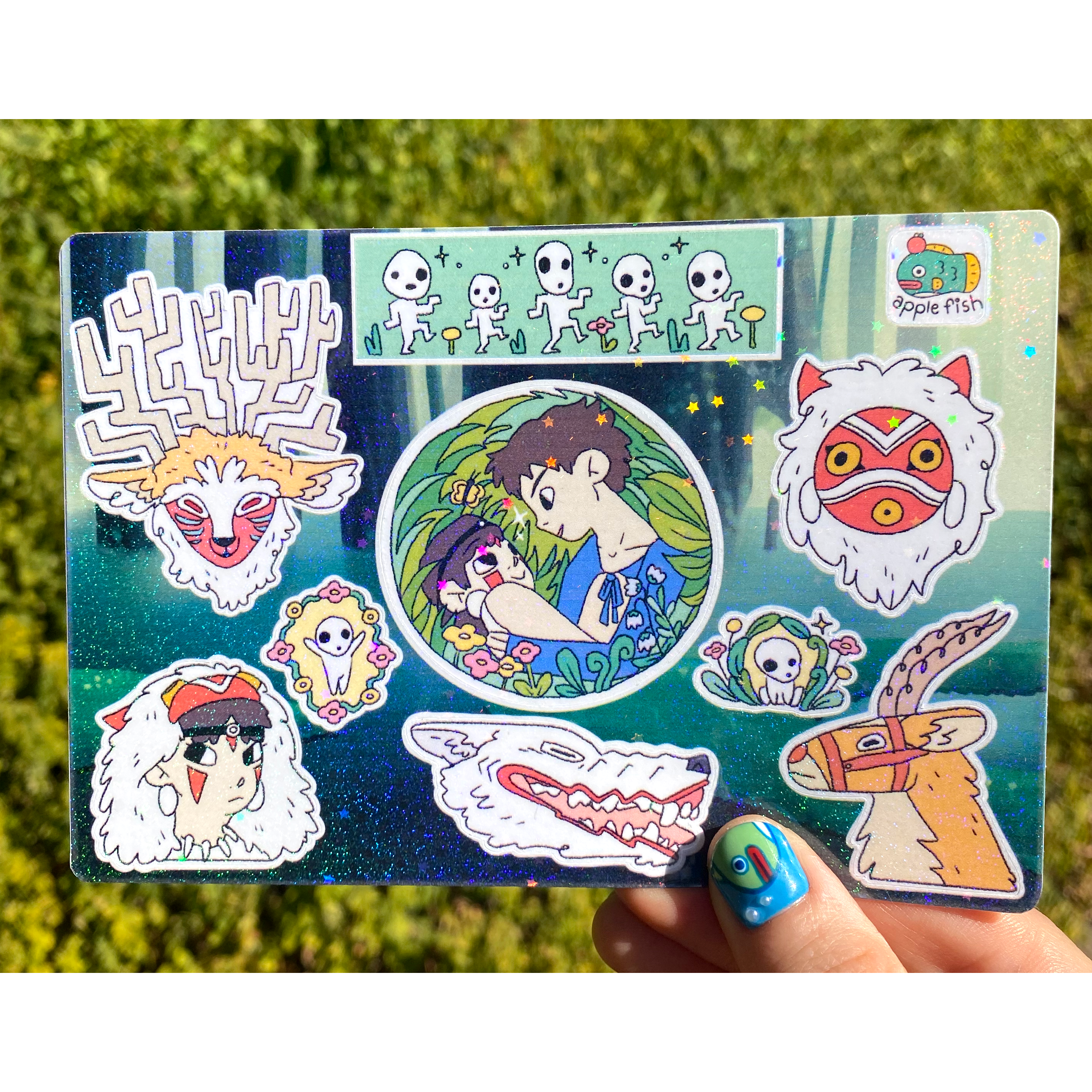 Princess Mononoke Sticker Sheet
