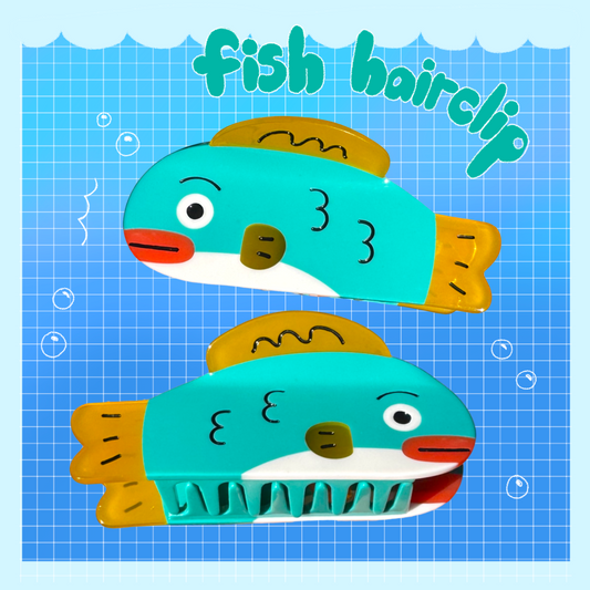 fish hairclip