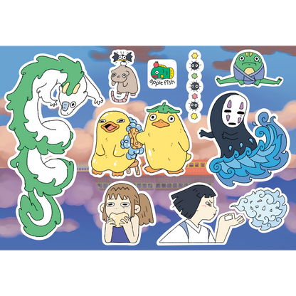 Spirited Away Sticker Sheet